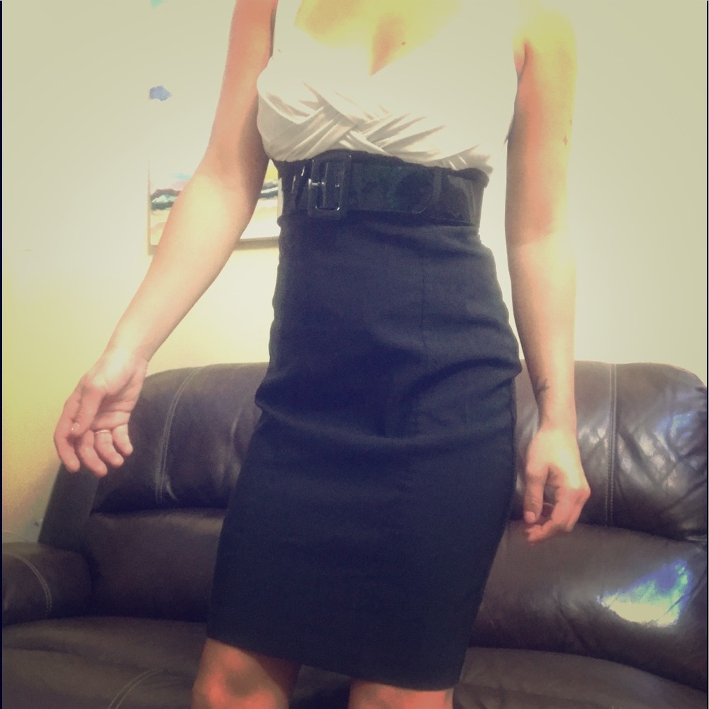 Black and White Dress